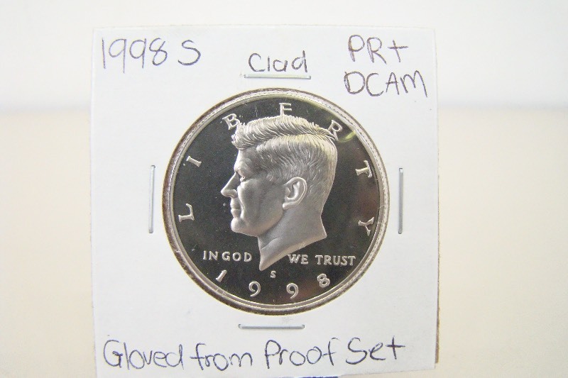 Clad 1998-S High Grade Kennedy&nbspHalf Dollar&nbspProof