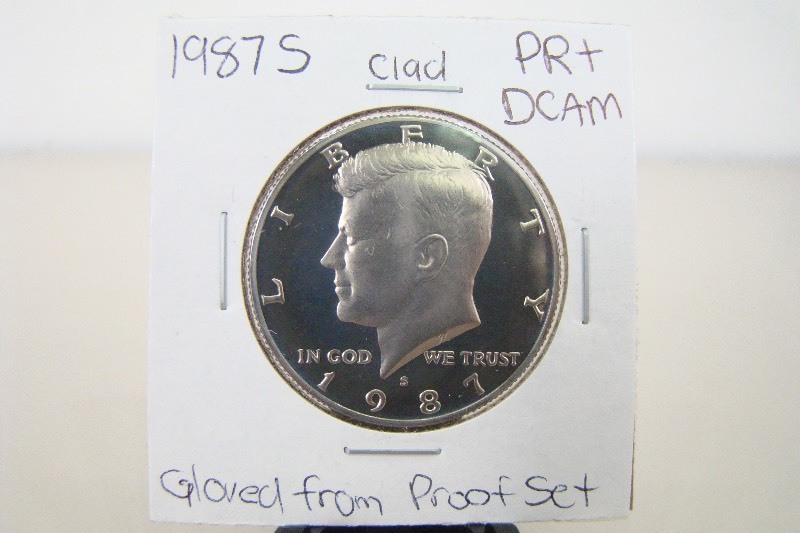 Clad 1987-S High Grade Kennedy&nbspHalf Dollar&nbspProof