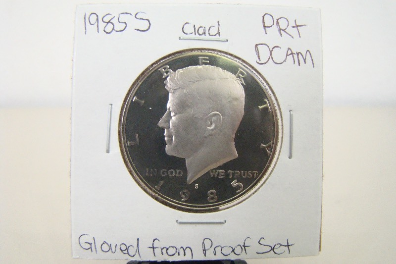 Clad 1985-S High Grade Kennedy&nbspHalf Dollar&nbspProof