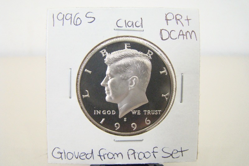 Clad 1996-S High Grade Kennedy&nbspHalf Dollar&nbspProof