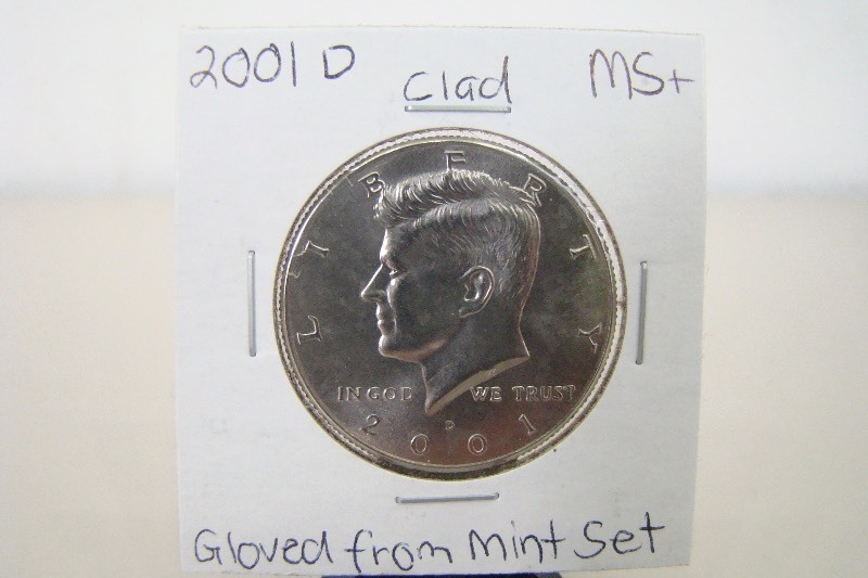 Clad 2001-D High Grade Kennedy&nbspHalf Dollar