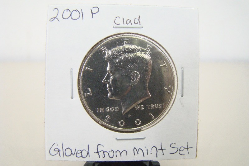 Clad 2001-P High Grade Kennedy&nbspHalf Dollar