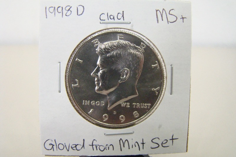 Clad 1998-D High Grade Kennedy&nbspHalf Dollar