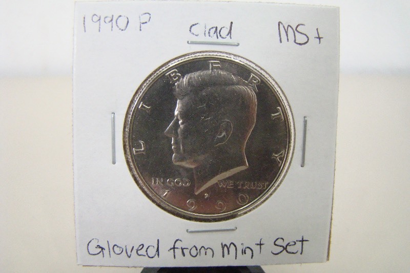 Clad 1990-P High Grade Kennedy&nbspHalf Dollar