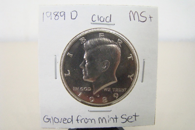 Clad 1989-D High Grade Kennedy&nbspHalf Dollar