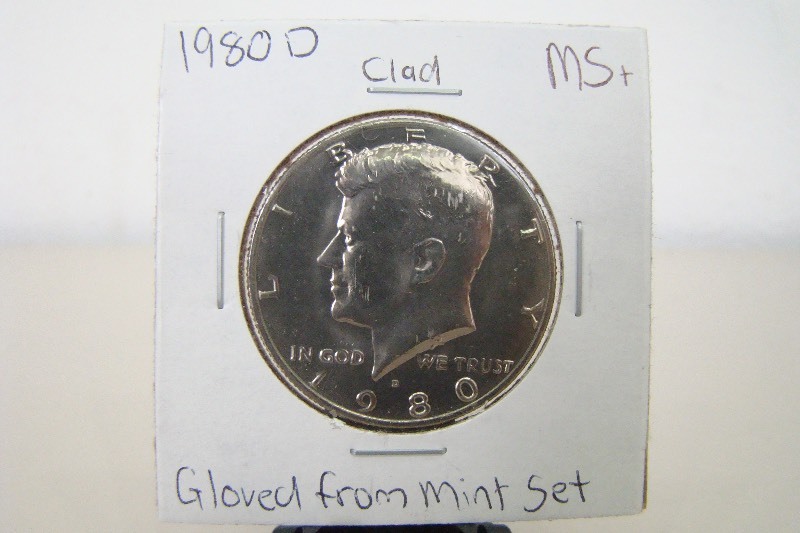 Clad 1980-D High Grade Kennedy Half Dollar