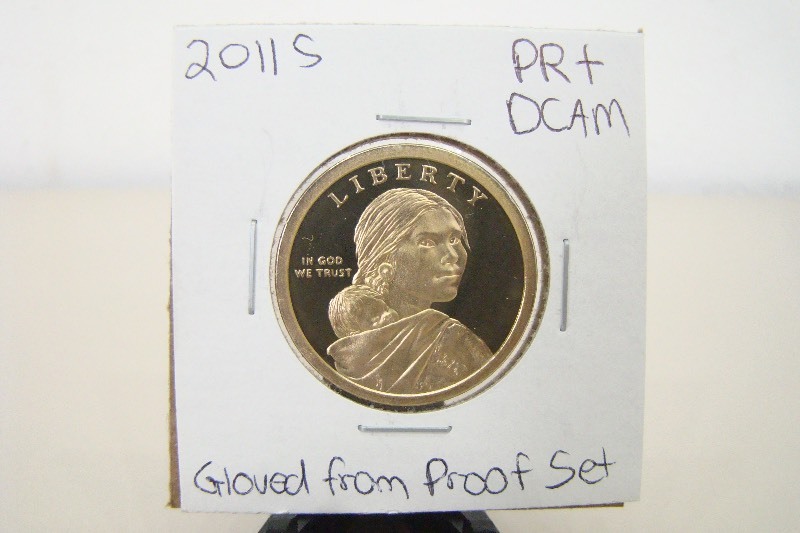 2011-S High Grade Sacagawea Wampanoag Treaty Dollar Proof