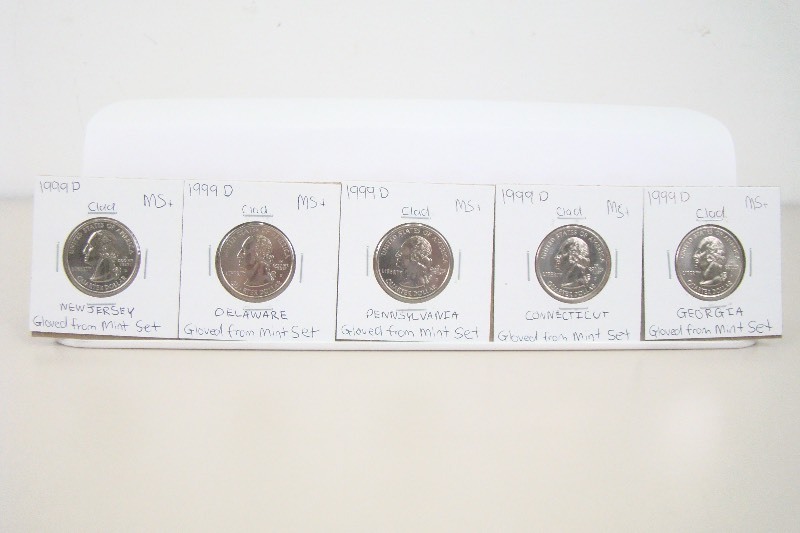 5 Clad 1999-D High Grade State Quarters