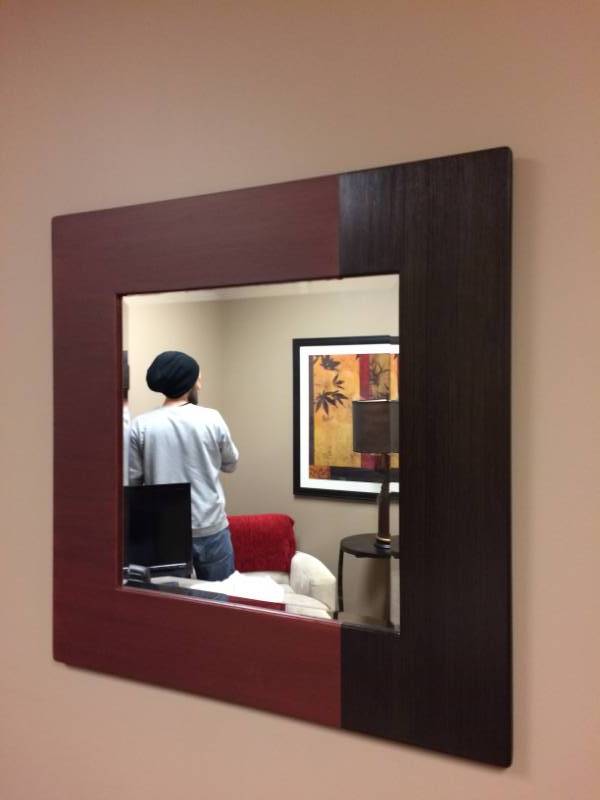 lot 20 image: Large Contemporary Mirror - Excellent Condition