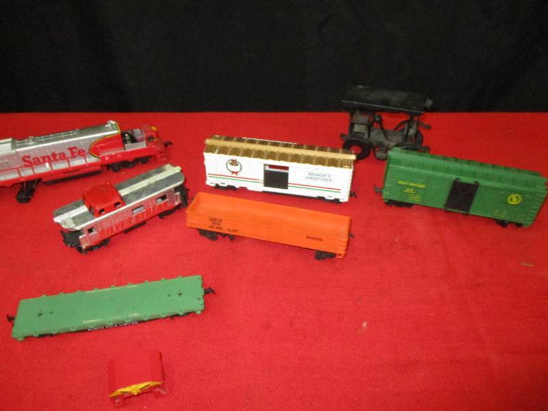 Old Train Cars and Engine
