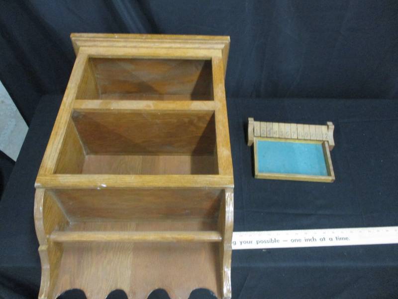 Shelf and game 19 x 10 x 28