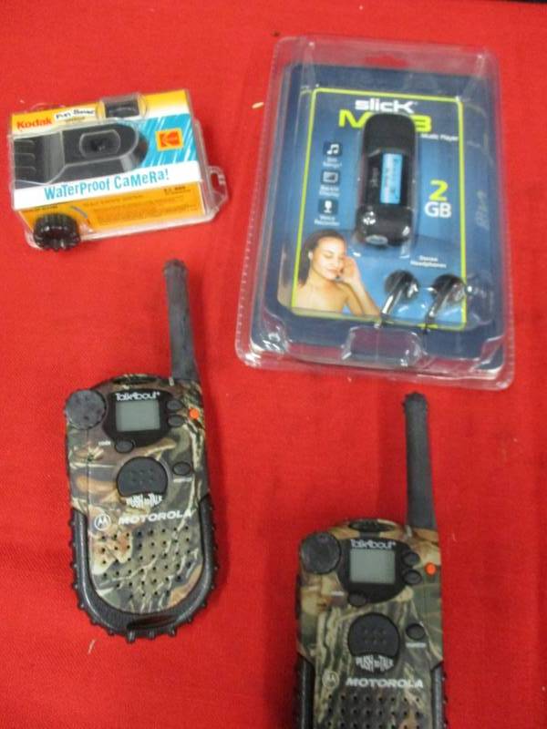 Walkie Talkies, Waterproof Camera and MP#3