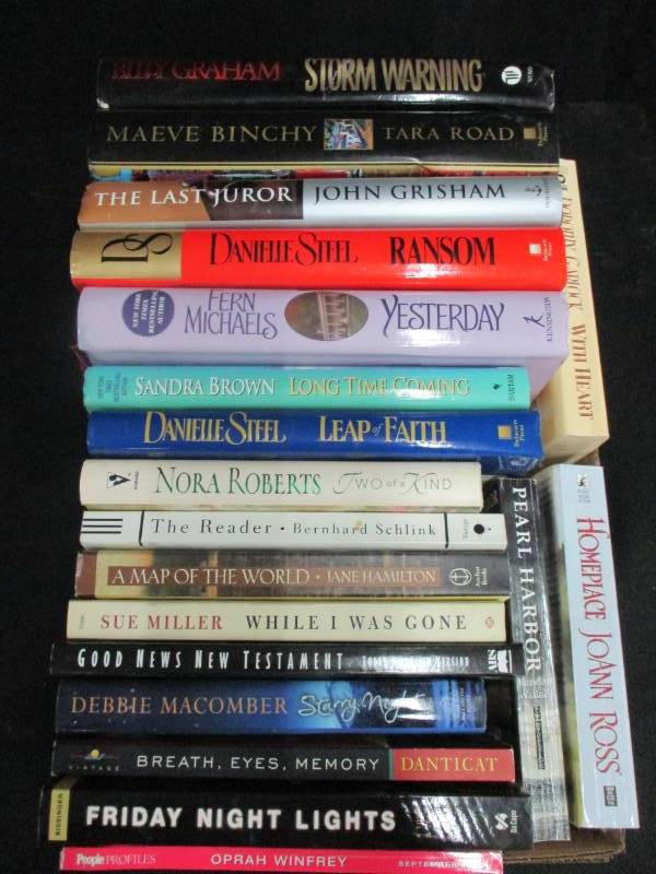 Books, Nora Robers, DS, Griscom and more