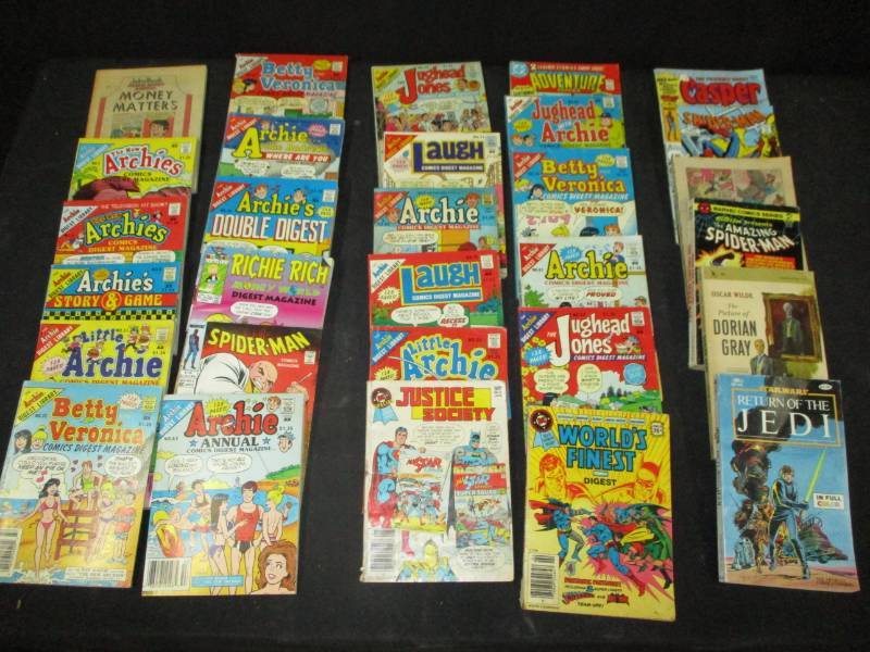 Old Archies Comic books and some justice Lerague Nice Condition