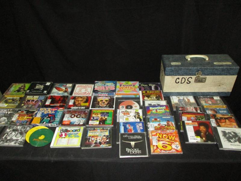 Case full of Brand New cds still sealed in plastic