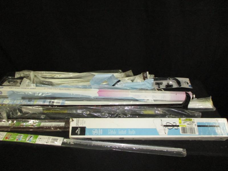 Drapery Rods, Mailbox Post, cane and more