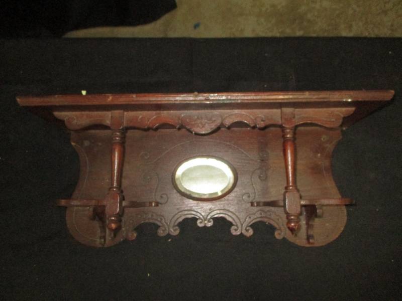 Antique Shelf with old mirror