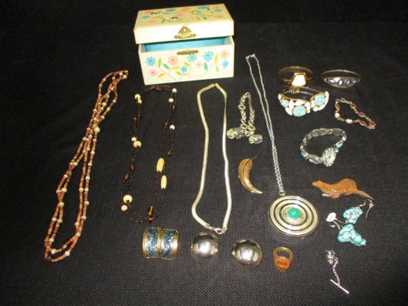 Bracelets, Watch, Earrings and necklaces