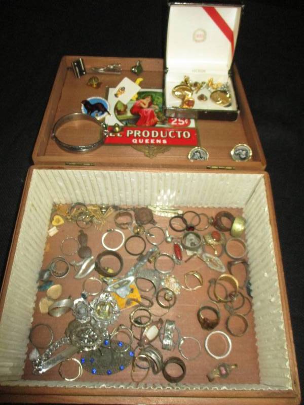 Various Rings and Jewelry Found with a metal detector No Markings