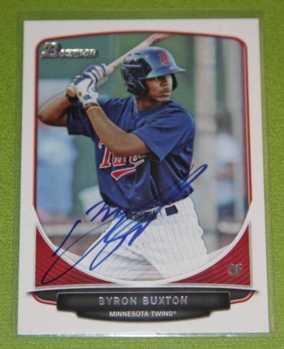 lot 2 image: 2013 Bowman Byron Buxton Person Auto