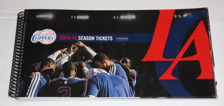 lot 19 image: 2013-14 Los Angeles Clippers Season Ticket Book