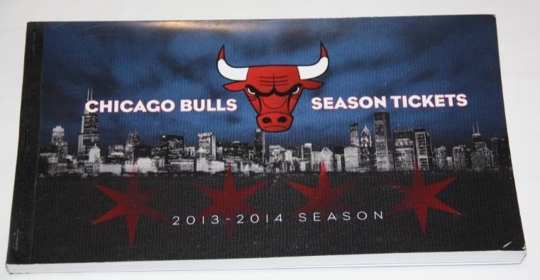 lot 20 image: 2013-14 Chicago Bulls Season Ticket Book