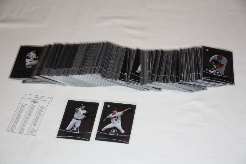 lot 77 image: 2010 Bowman Platinum Complete Set Minus Trout  149 Cards