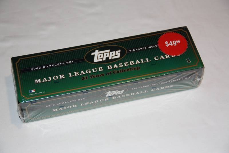 lot 81 image: 2002 Topps Baseball Factory Sealed Complete Set Joe Mauer Rookie