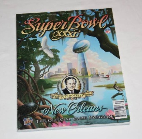 lot 87 image: 1997 Super Bowl XXXI Program  Green Bay Packers