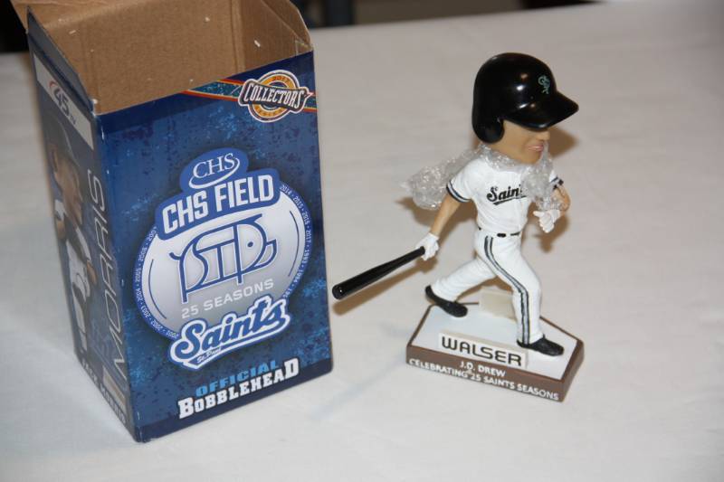 lot 89 image: St. Paul Saint JD Drew Bobblehead 2017 Stadium Giveaway