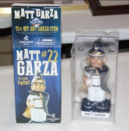 lot 147 image: Matt Garza Milwaukee Brewers Gnome SGA