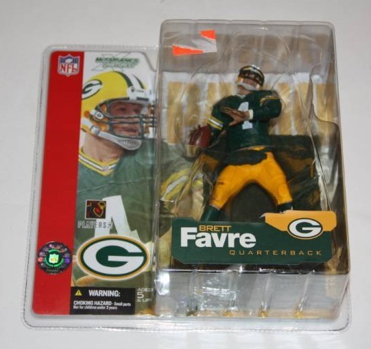 lot 151 image: 2002 McFarlane Brett Farve Green Bay Packers Figure