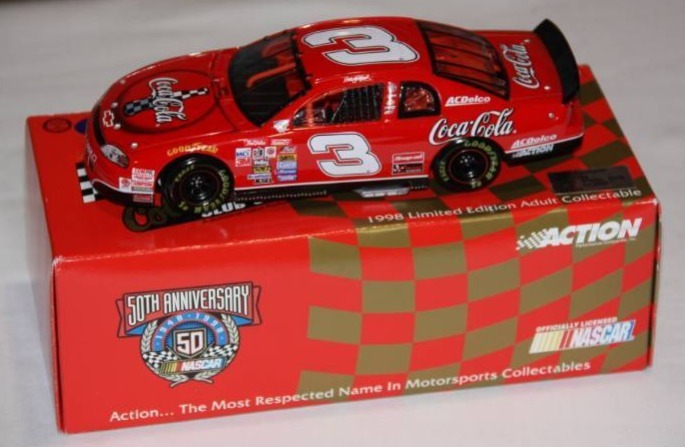 lot 155 image: Dale Earnhardt Action Racing 124 Car Bank 1998 Monte Carlo 15000