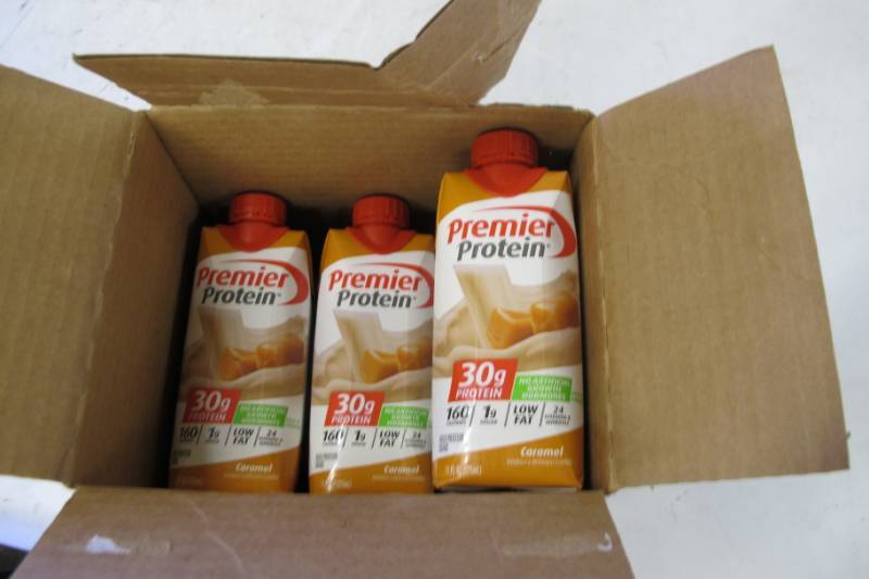 lot 88 image: Premier Protein- Protein Shakes  - Caramel - 16 Pack - 30 Grams Protein per Serving