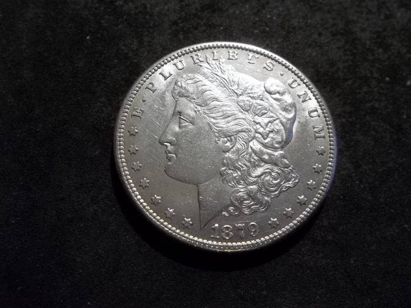 lot 8 image: 1879 S  Morgan Silver Dollar