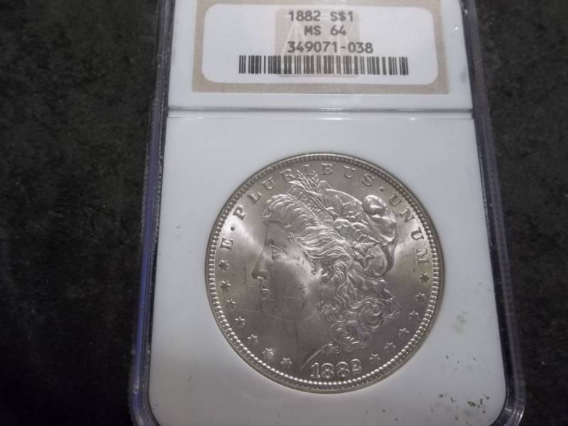 lot 19 image: 1882  Morgan Silver Dollar