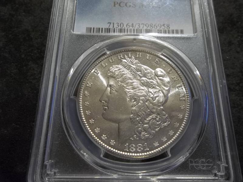 lot 20 image: 1881 S Morgan Silver Dollar