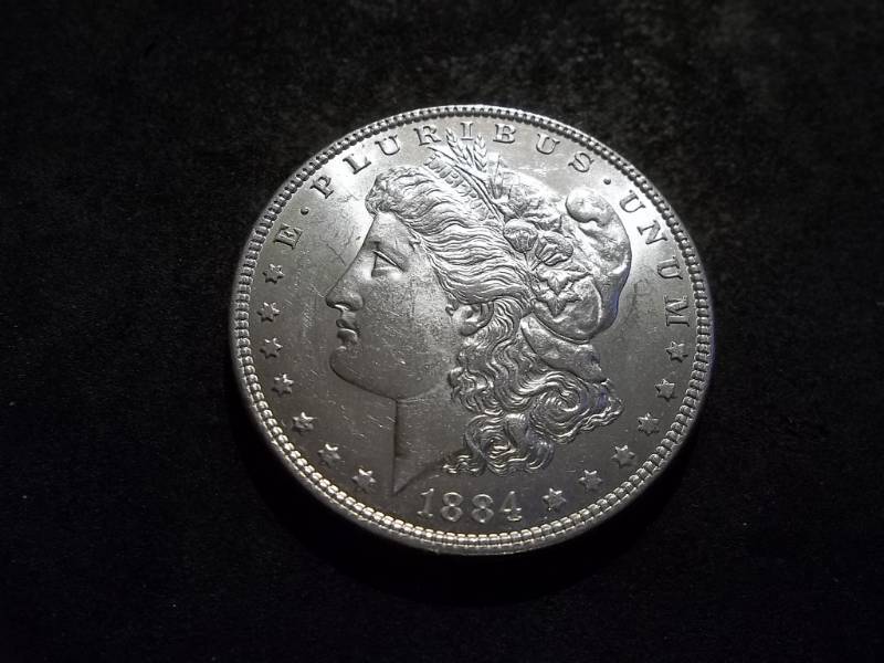 lot 22 image: 1884 Morgan Silver Dollar