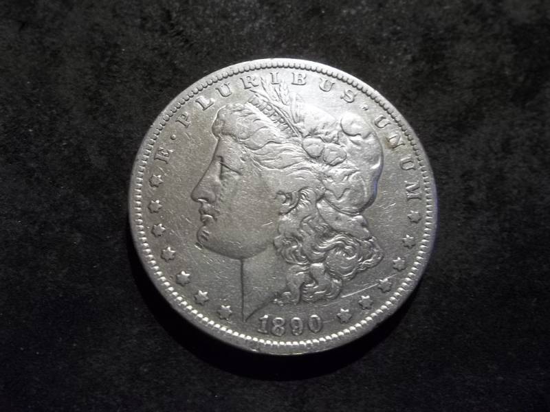 lot 33 image: 1890 S  Morgan Silver Dollar