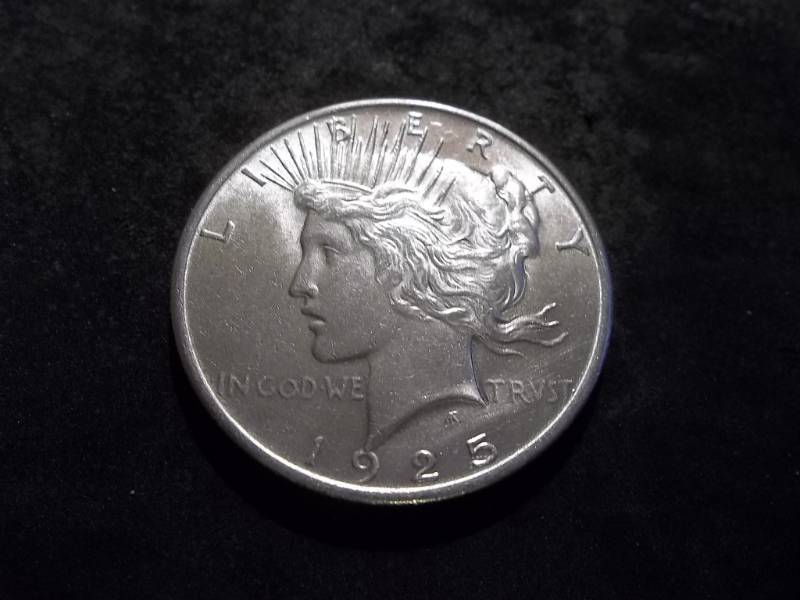 lot 53 image: 1925 Peace Silver Dollar