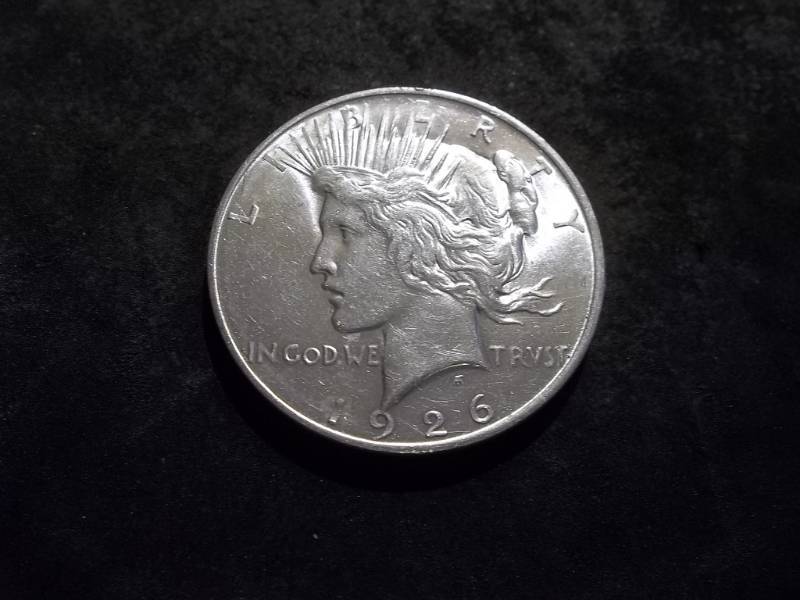 lot 55 image: 1926 D Silver Peace Dollar