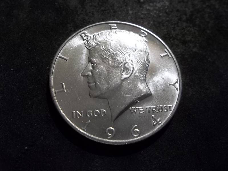 lot 66 image: 1964 JFK Silver Half Dollar