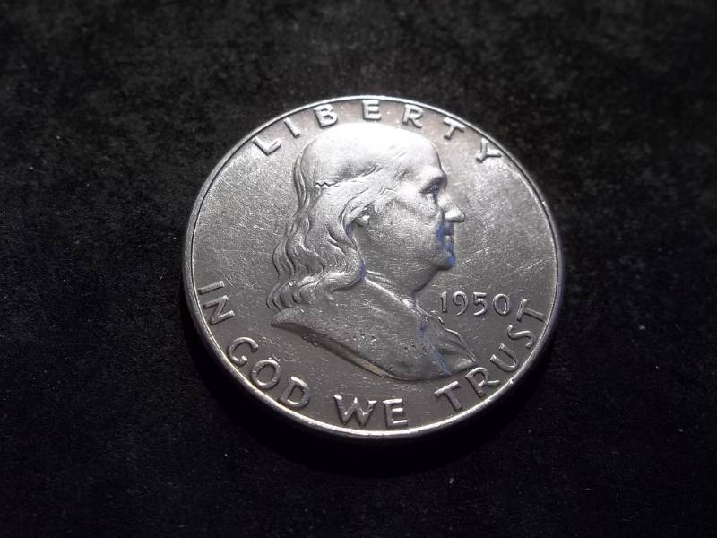 lot 86 image: 1950 Franklin Half Dollar