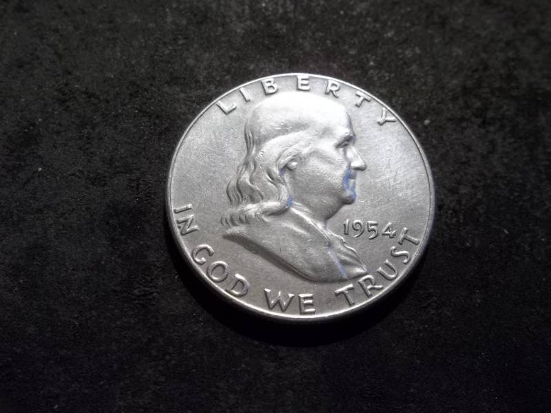 lot 96 image: 1954 Franklin Half Dollar