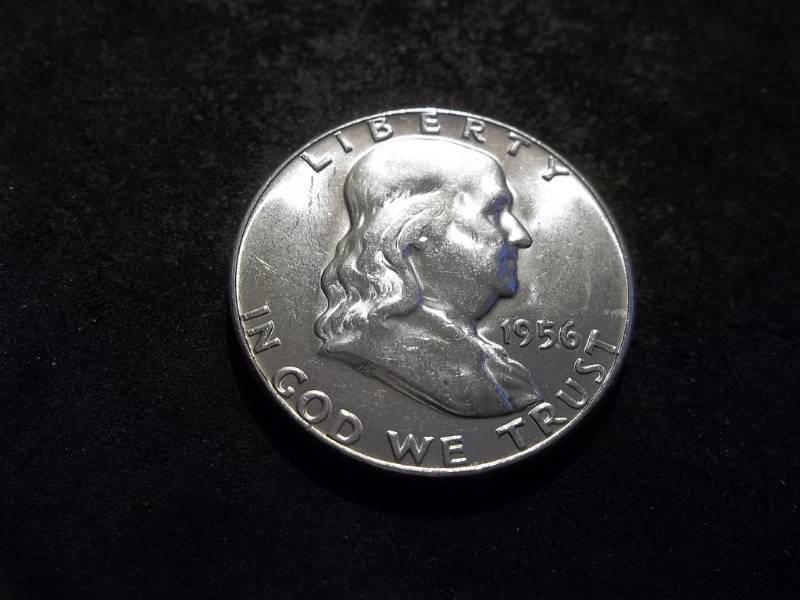 lot 100 image: 1956 Franklin Half Dollar