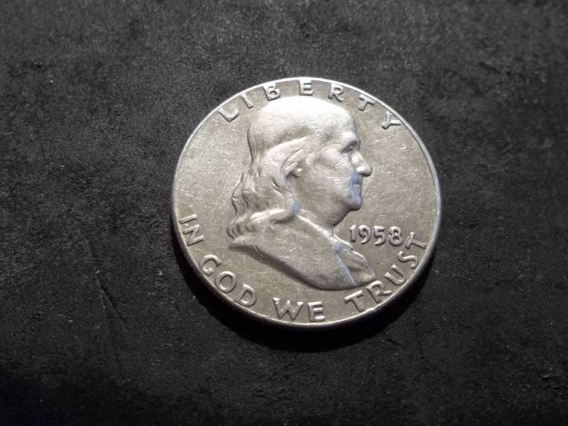 lot 103 image: 1958 Franklin Half Dollar