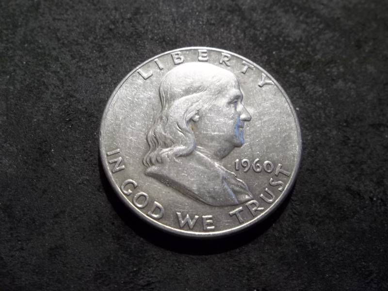 lot 107 image: 1960 Franklin Half Dollar