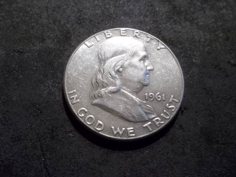 lot 109 image: 1961 Franklin Half Dollar