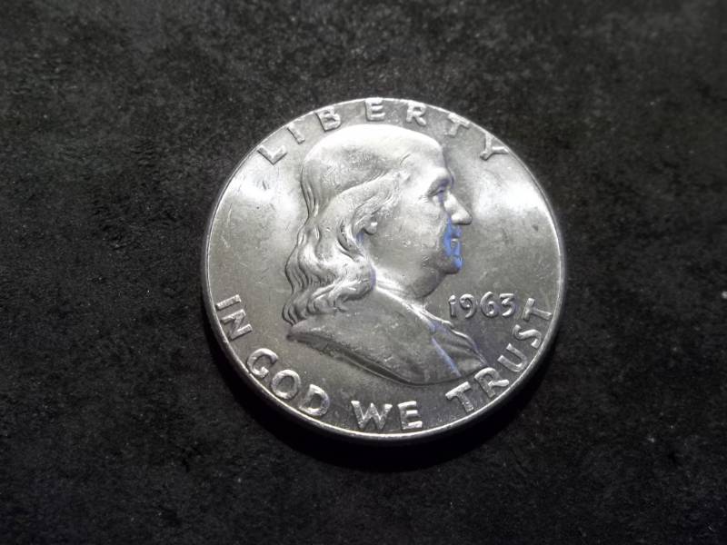 lot 113 image: 1963 Franklin Half Dollar