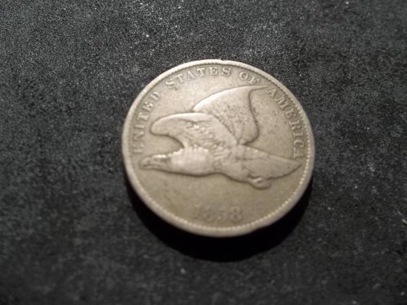 lot 126 image: 1858 Flying Eagle Cent Small Letters